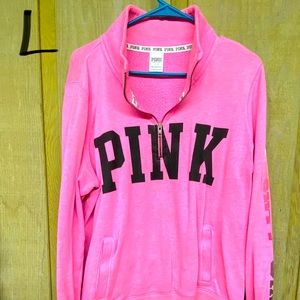 Pink 1/4 zip